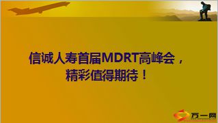信诚首届MDRT2015武汉高峰会宣导16页.ppt