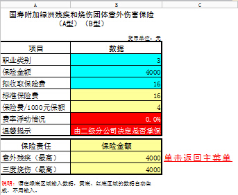 中国人寿绿洲系列保险测算模型.xls - 中国人寿