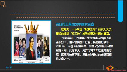 湖南打工妹成为中国新女首富保险让企业家立于不败之地13页.ppt