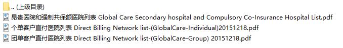 工银安盛个单团单客户直付医院列表昂贵医院和强制共保额医院列表.rar